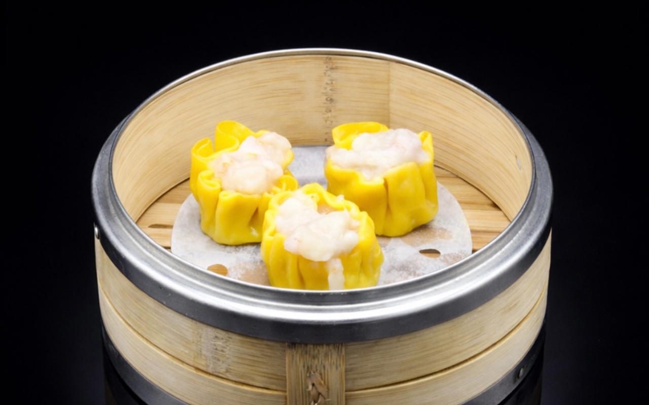 Ravioli di shaomai al vapore